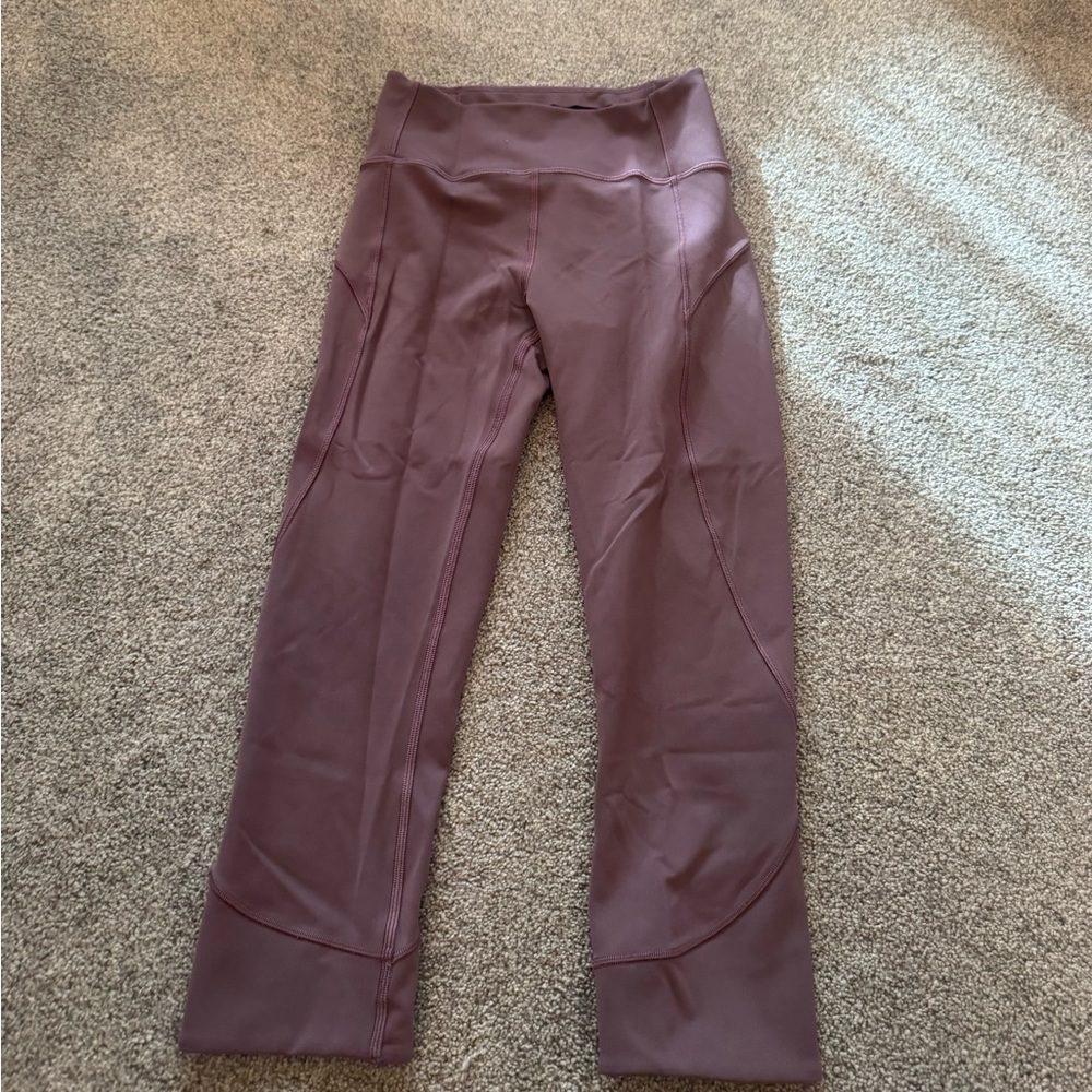 Lululemon Athletica Purple Cropped Leggings